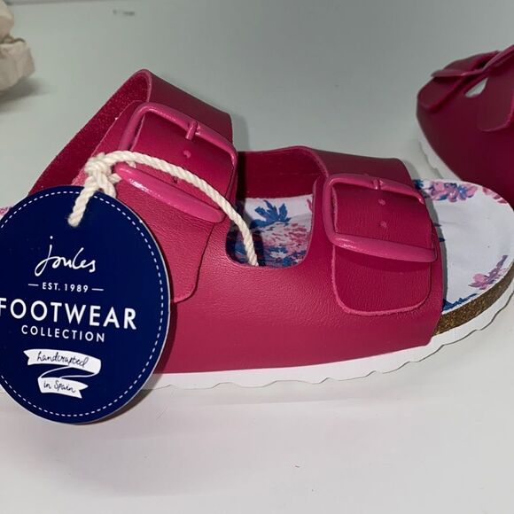 New Joules PENLEY PRINTED SLIDER SANDAL (run big - Picture 5 of 12